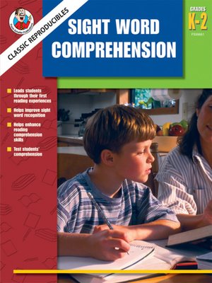 cover image of Sight Word Comprehension, Grades K - 2
